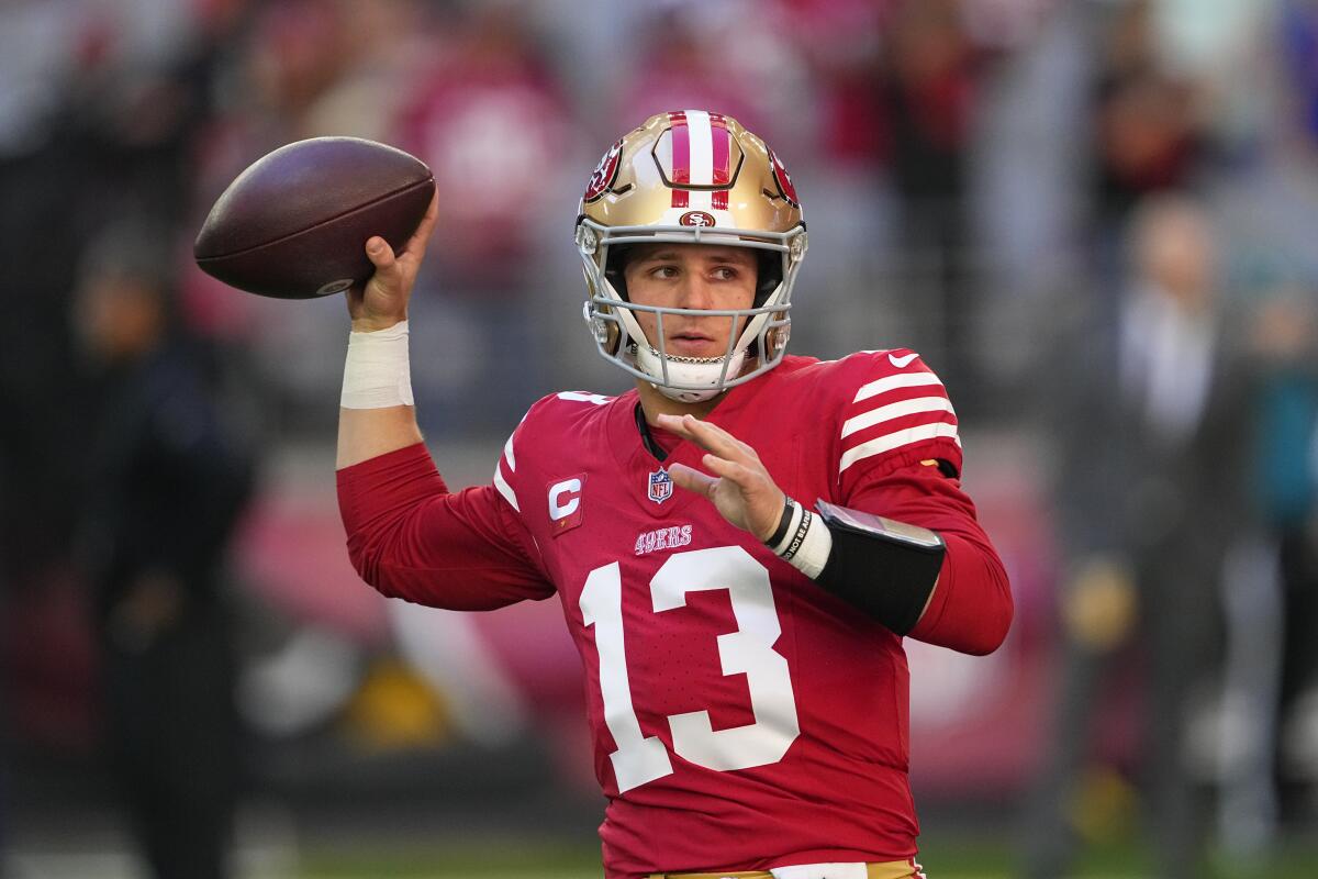 NFL MVP could be on the line when Brock Purdy's 49ers host Lamar