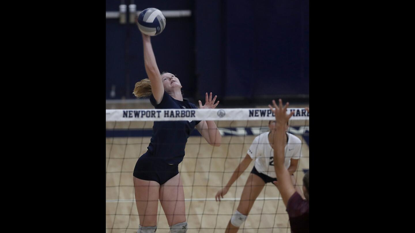 Photo Gallery: Newport Harbor vs. Laguna Beach in girls’ volleyball