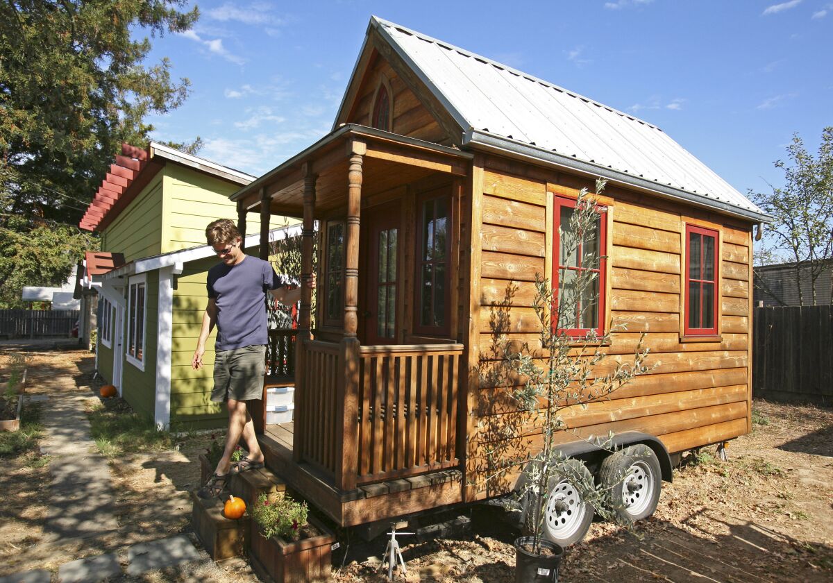San Diego passed a new law Tuesday allowing movable tiny houses.