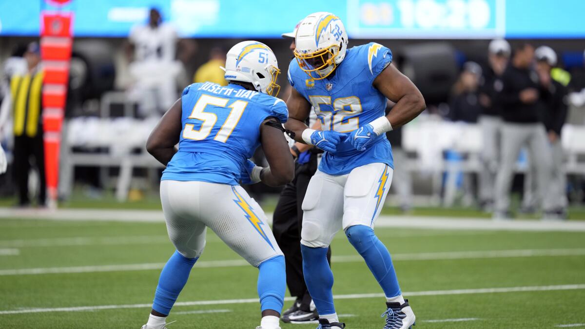 L.A. Chargers Defensive Aggression in 24-17 Win Over Raiders – Los Angeles  Sentinel