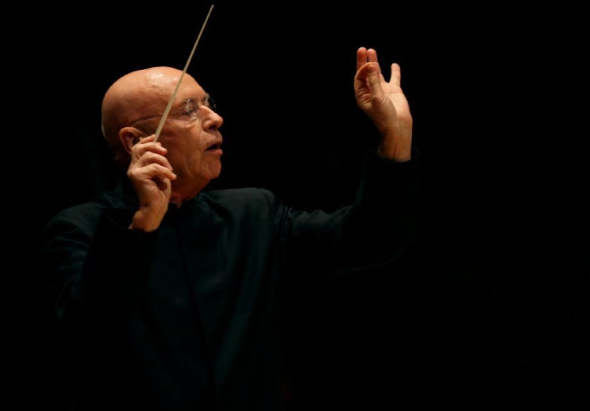 Conductor Christoph Eschenbach has canceled this weekend's appearances at Walt Disney Concert Hall with violinst Christian Tetzlaff.