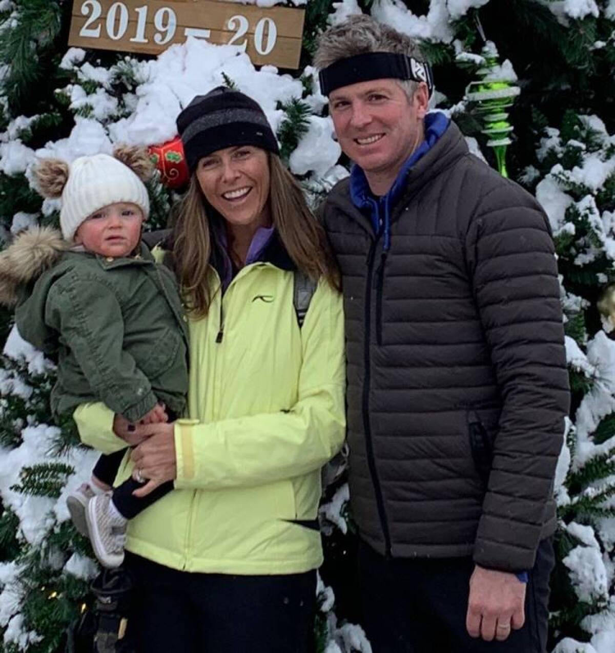 Lisa and Matt Bresnahan are pictured in 2019 with their daughter Madeline.