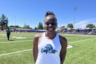 Reign Redmond of Carson led girls' qualifiers in the 100 at the City Section prelims with a time of 11.78 seconds.