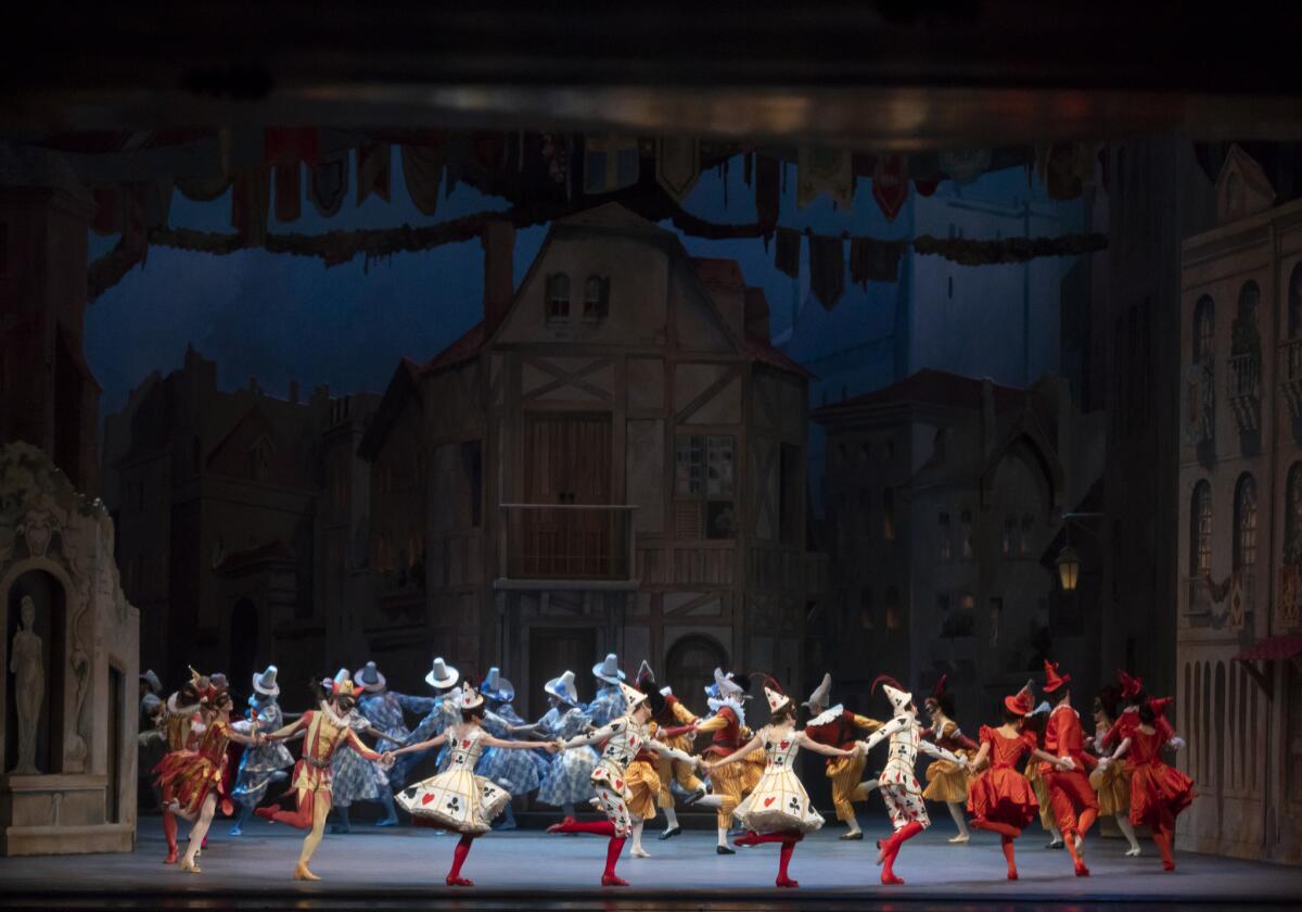 "Harlequinade," with 175 costumes let loose across two acts.