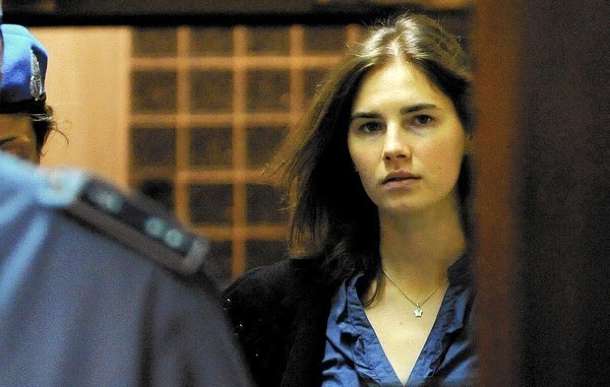 Amanda Knox arrives in court in Perugia, Italy, in 2011 during her first appeal case. An Italian court Thursday convicted her for a second time in the 2007 slaying of her roommate.