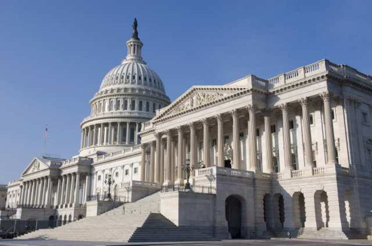 The U.S. Capitol  in Washington.