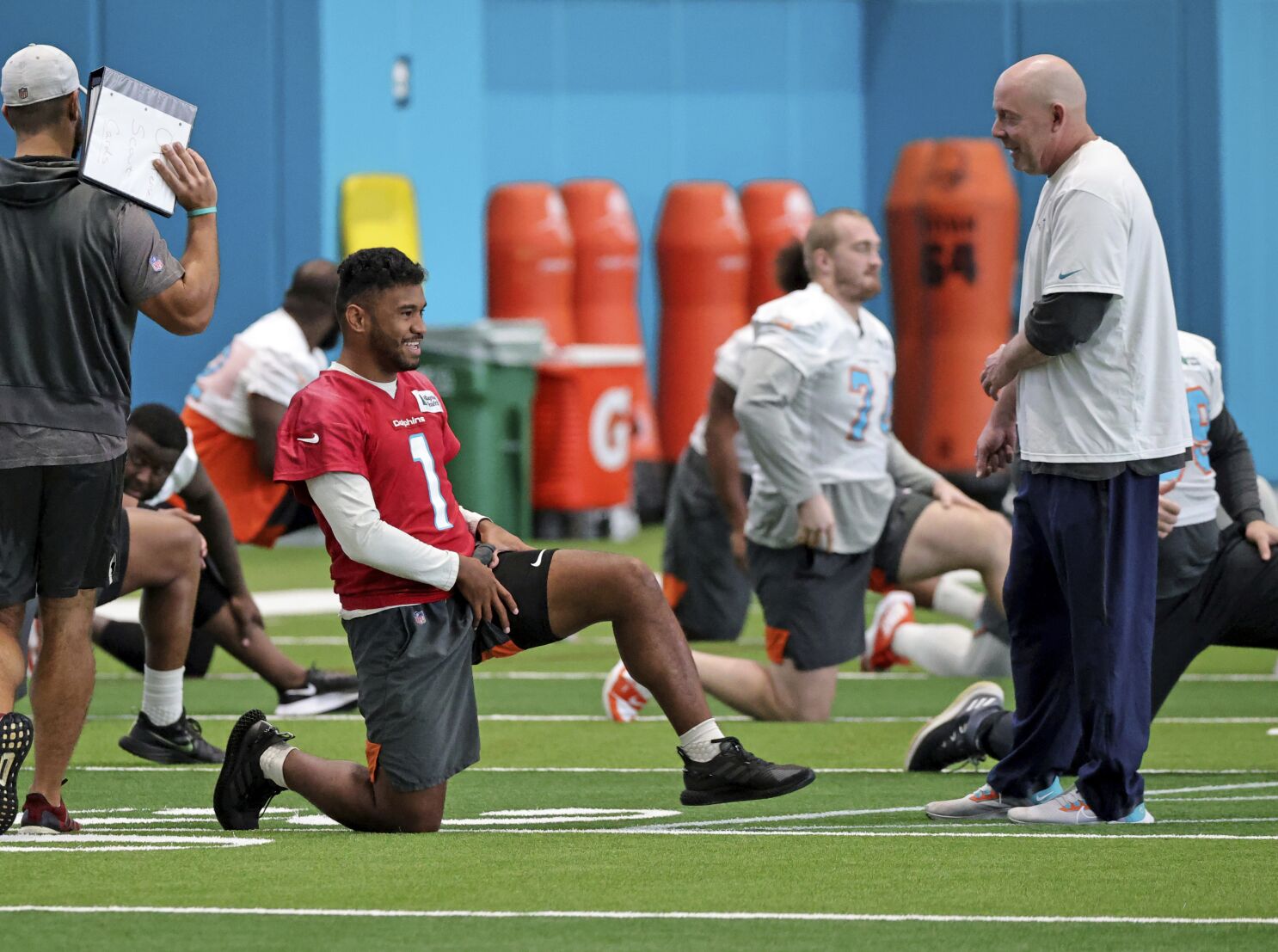 Tua Tagovailoa 'is our quarterback,' Dolphins' Brian Flores says amid  Deshaun Watson trade rumors