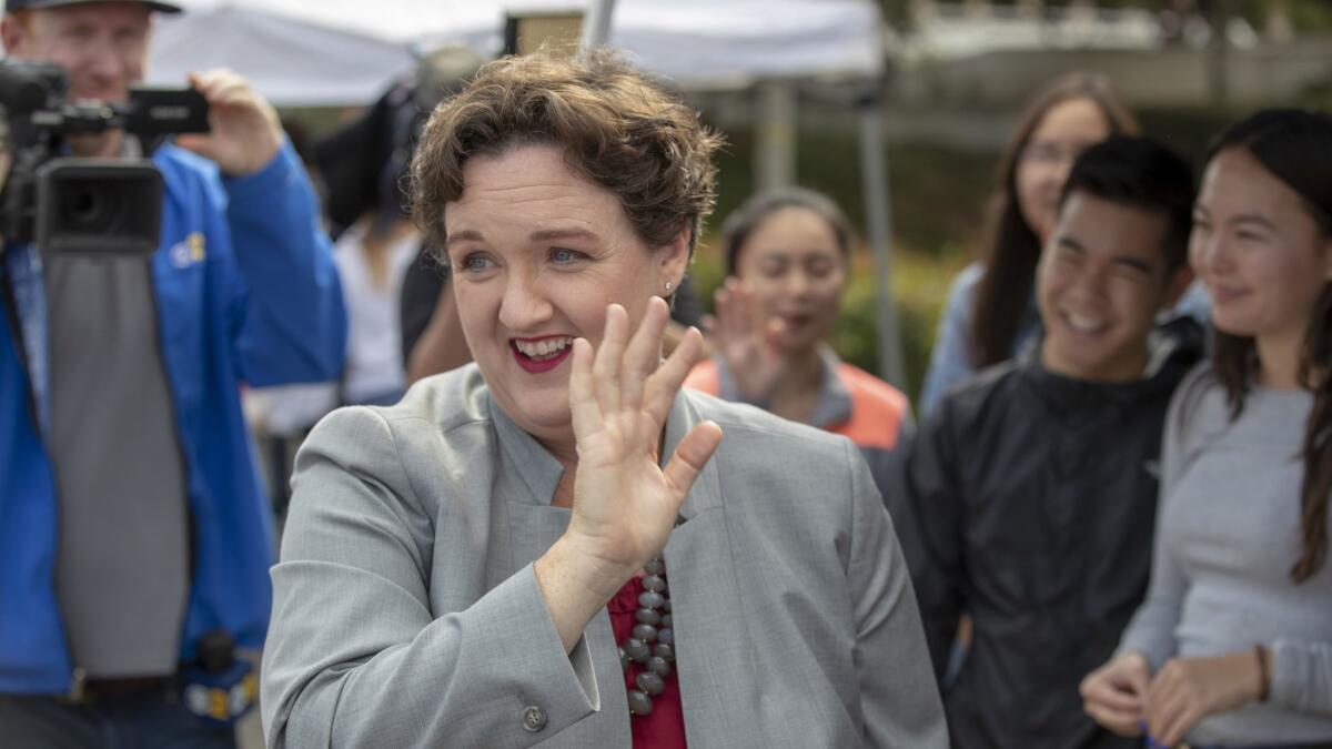 Democrat Katie Porter is challenging GOP Rep. Mimi Walters in the 45th Congressional District.