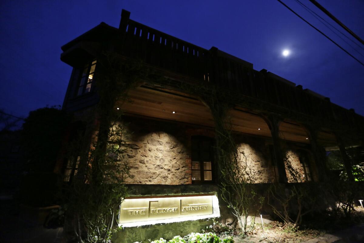 The French Laundry restaurant in Yountville, Calif.