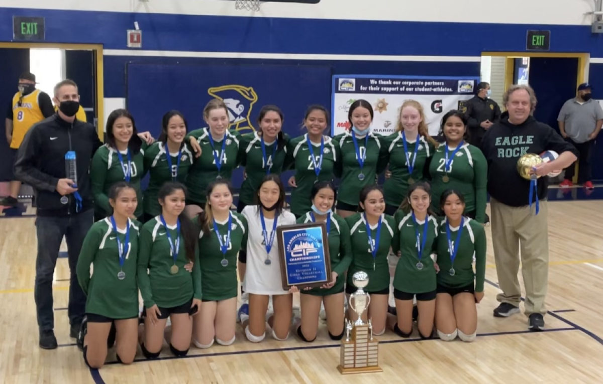 Eagle Rock won the City Section Division II girls' volleyball title.