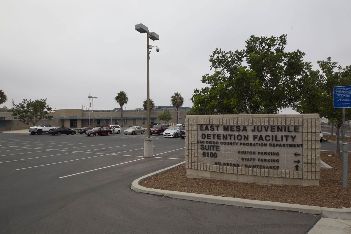 SAN DIEGO, CA.- Aug.18, 2017, The East Mesa Juvenile detention facility. 