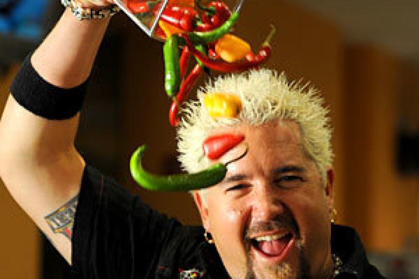 FOOD DUDE: Fieri will cook on stage with a DJ playing music and a mixologist manning a margarita machine.