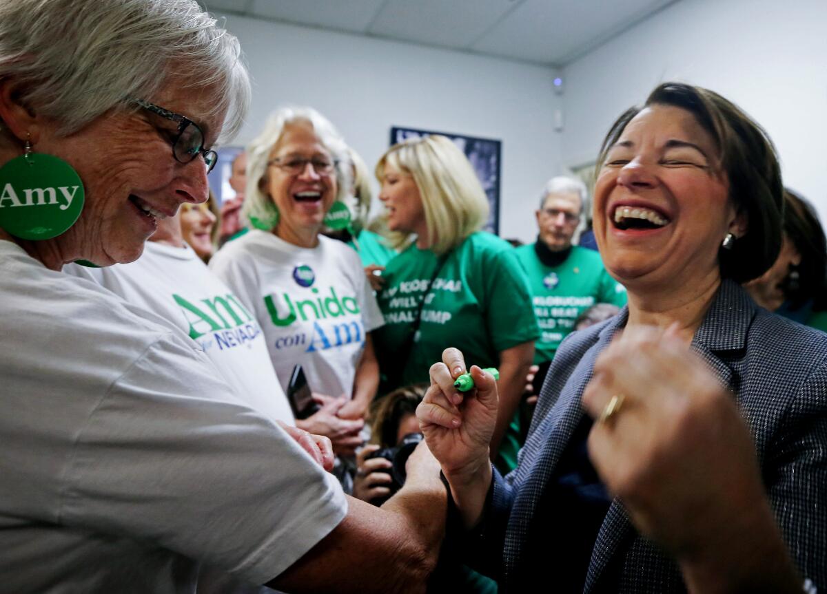 Amy Klobuchar in Las Vegas