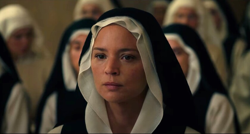 Virginie Efira in “Benedetta.”