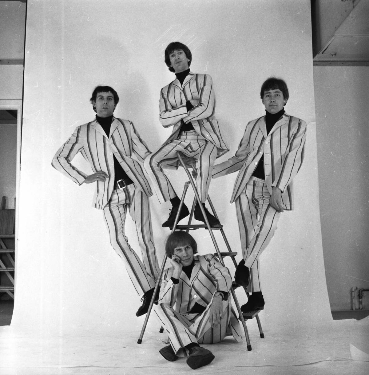 The British pop band the Troggs was made up of, clockwise from right, Reg Presley, Chris Britton, Peter Staples and Ronnie Bond.