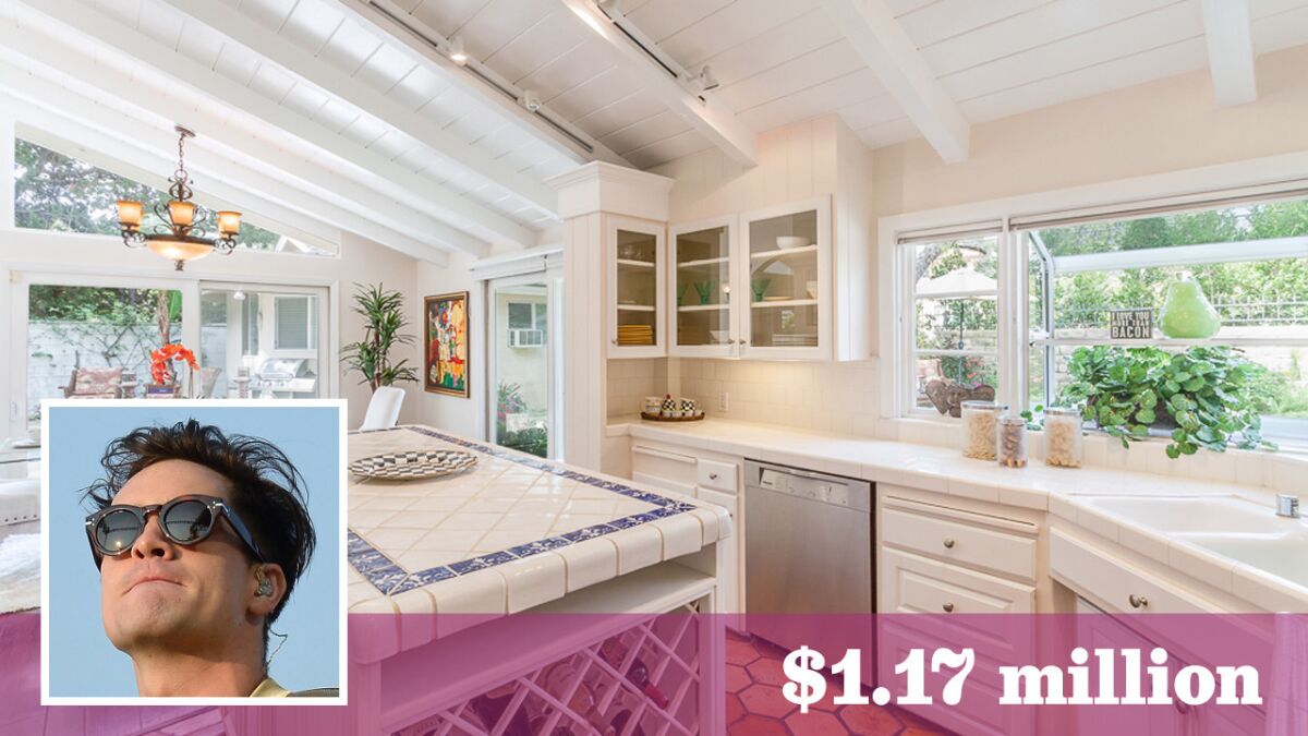 Panic! at the Disco lead singer Brendon Urie has purchased a home in Encino for $1.17 million.