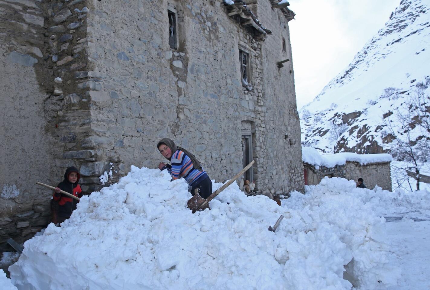 Avalanche in Afghanistan