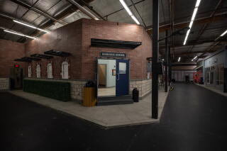 A school set at Dhar Mann Studios in Burbank.