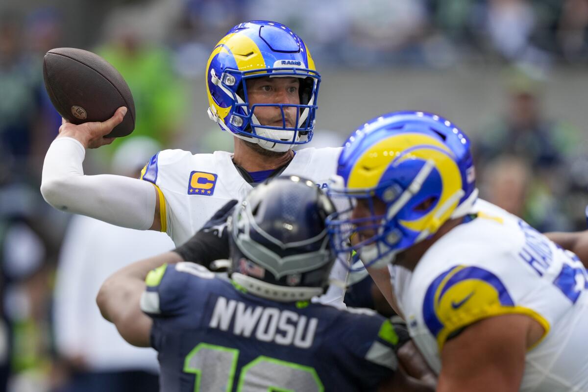 Rams' Matthew Stafford reminds all how great he can be - Los Angeles Times