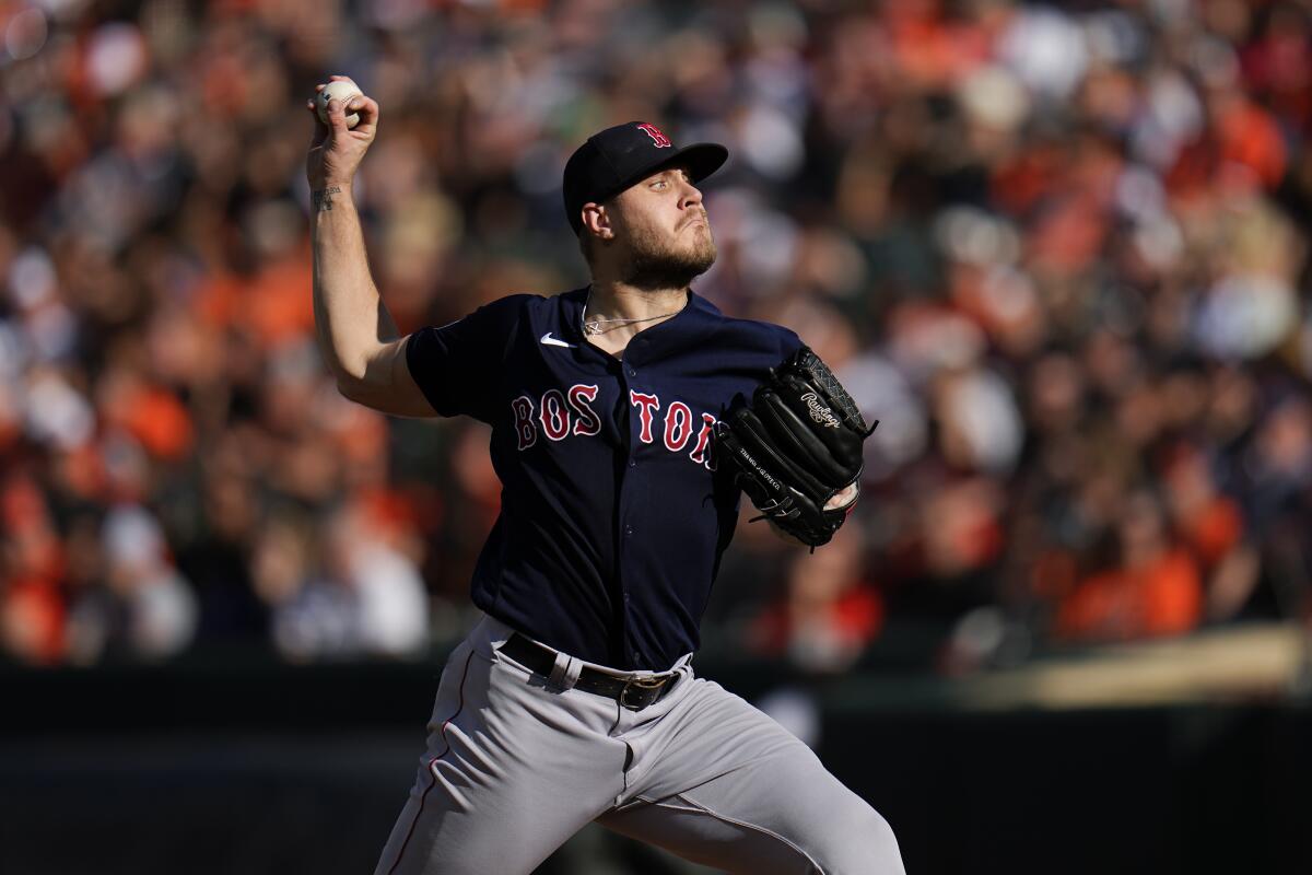 Houck leads Red Sox past AL East champion Orioles 6-1 in finale
