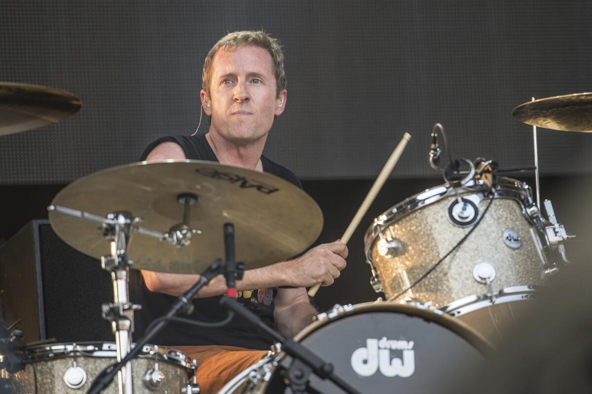 Josh Freese plays the drums.