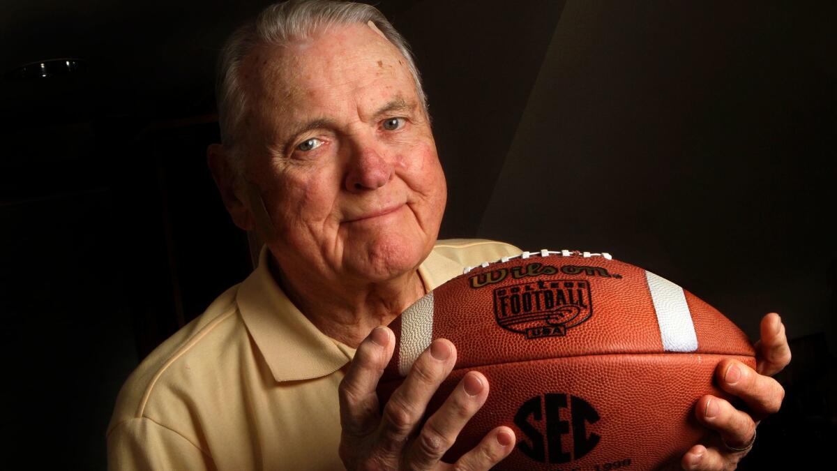 Keith Jackson had a 52-year career in broadcasting.