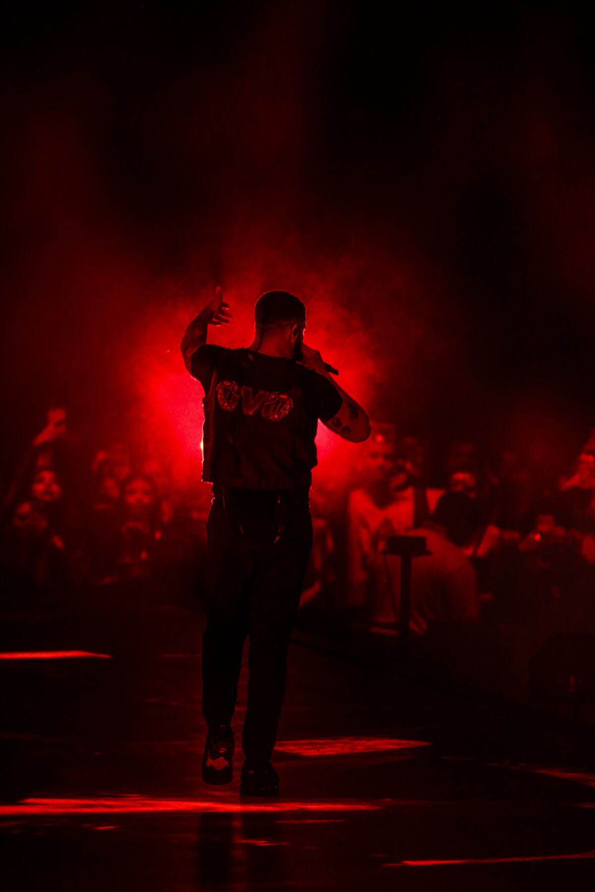 Drake performs.
