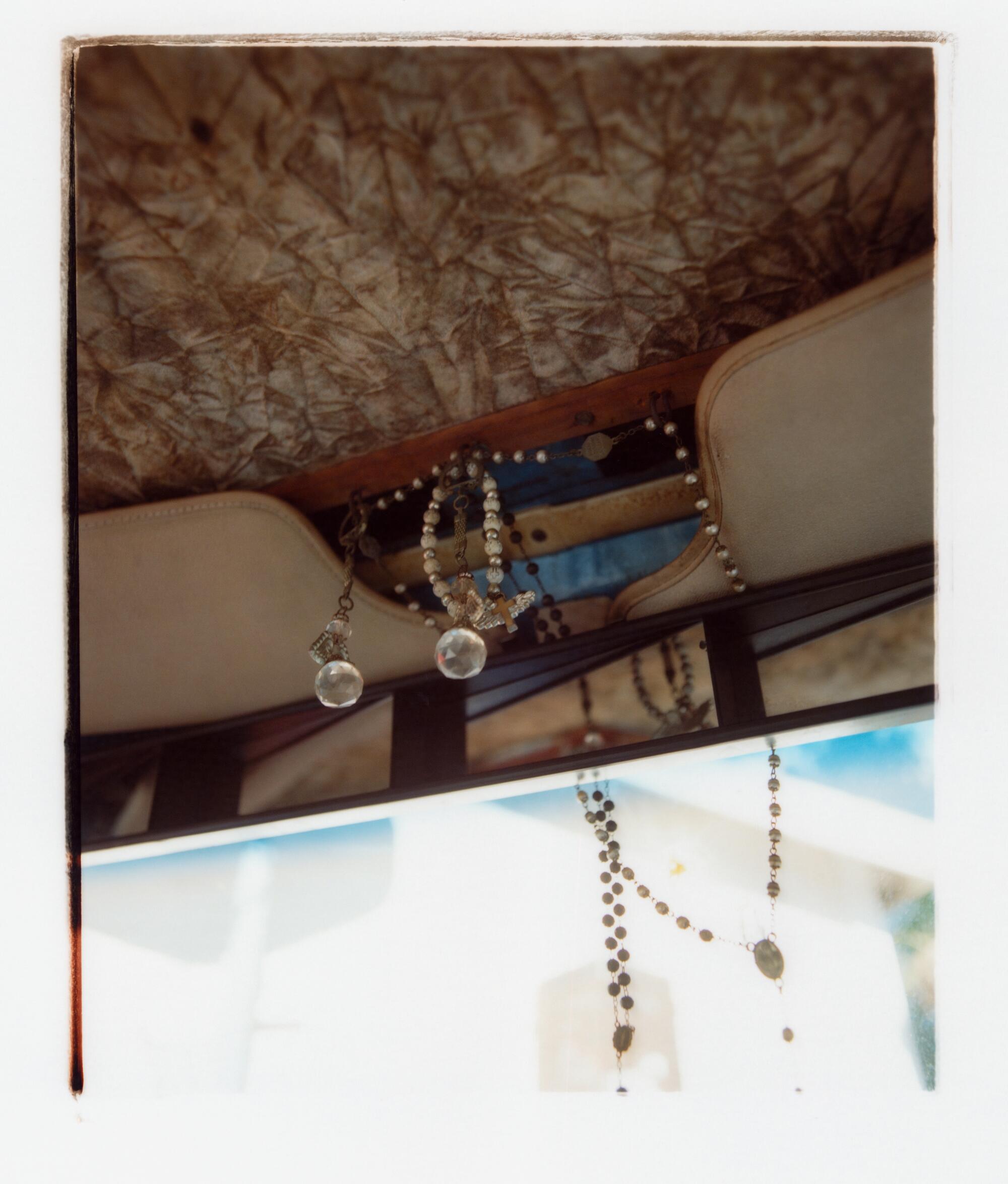 Detail inside the truck.
