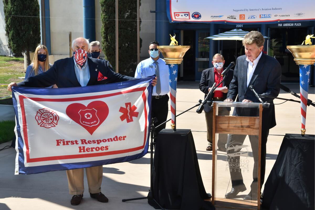 Spirit of Liberty Chairman Richard Rovsek (at left)