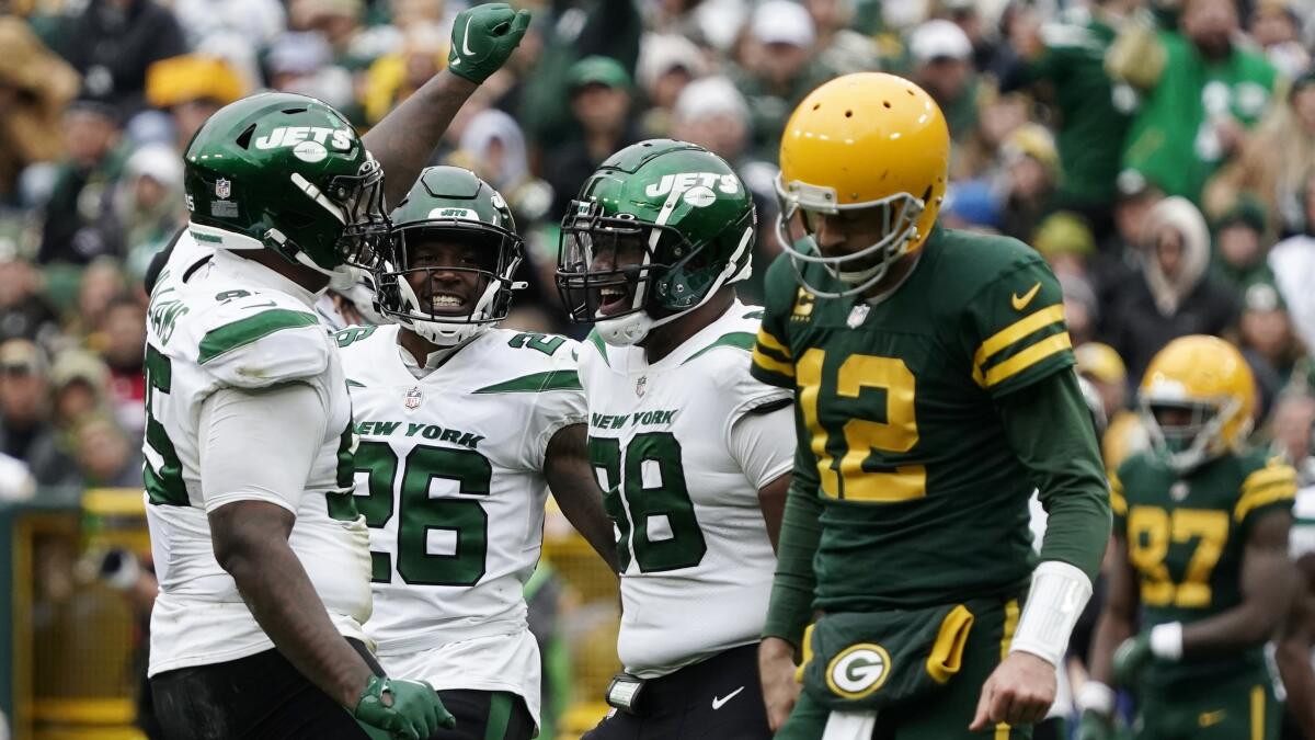 Jets continue surge with convincing 27-10 win at Green Bay - The San Diego  Union-Tribune