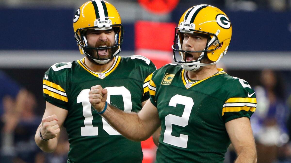 Packers edge the Cowboys in a shootout with last-second field goal - Los  Angeles Times
