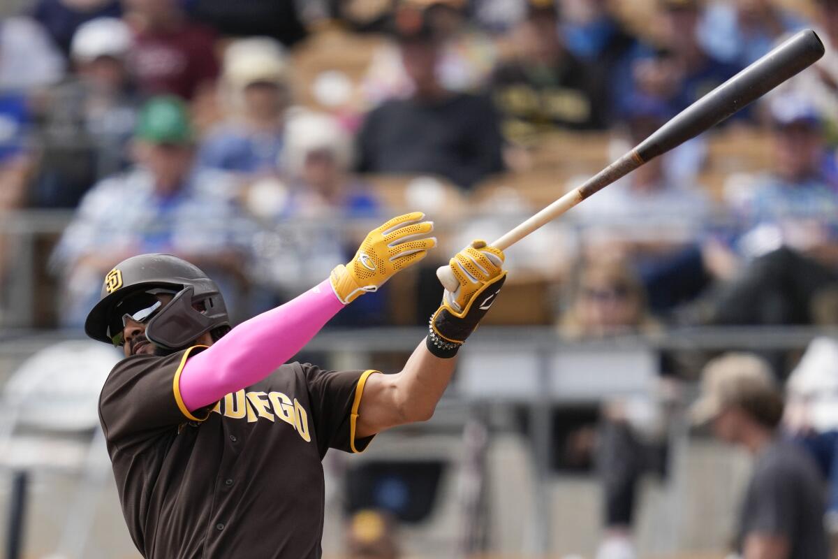 Fernando Tatis Jr. gets 1st hits for Padres since 2021 - The San Diego  Union-Tribune
