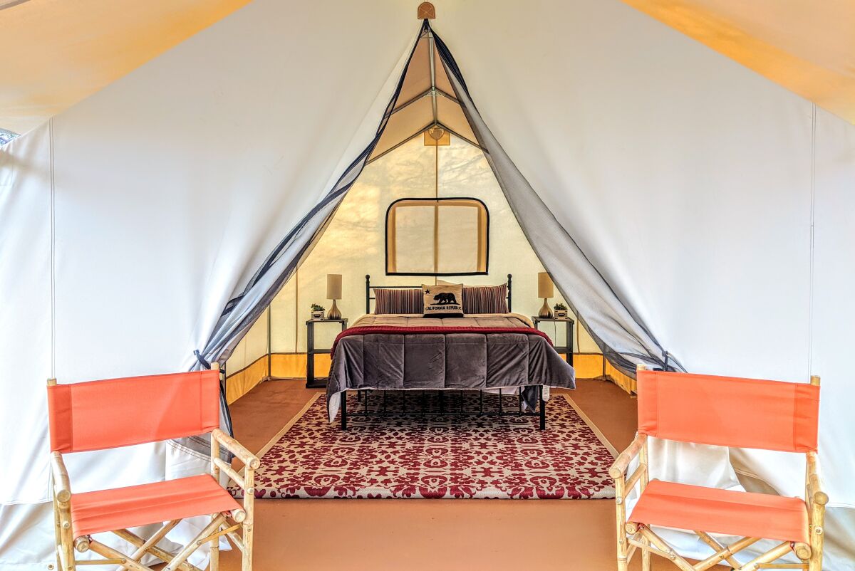 Wildhaven Sonoma opened its new safari-style tents by the Russian River on June 1.