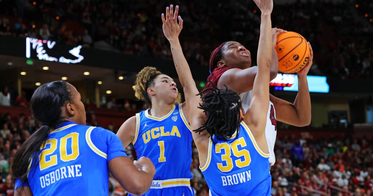 UCLA falls to South Carolina in Sweet 16 of NCAA women’s tournament