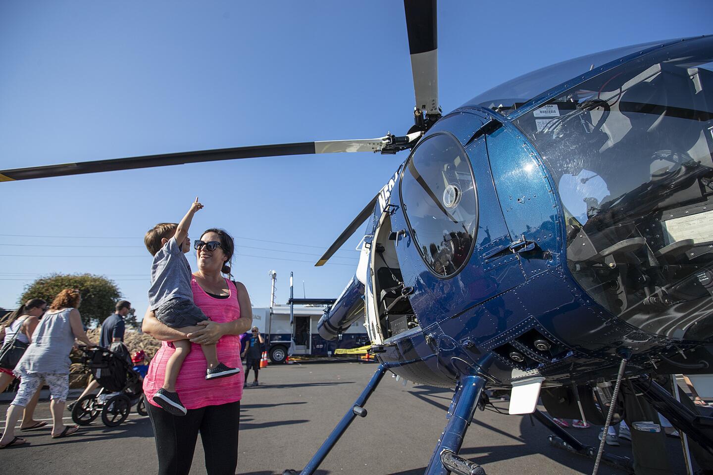 Photo Gallery: The Huntington Beach police and fire departments hold a National Night Out event