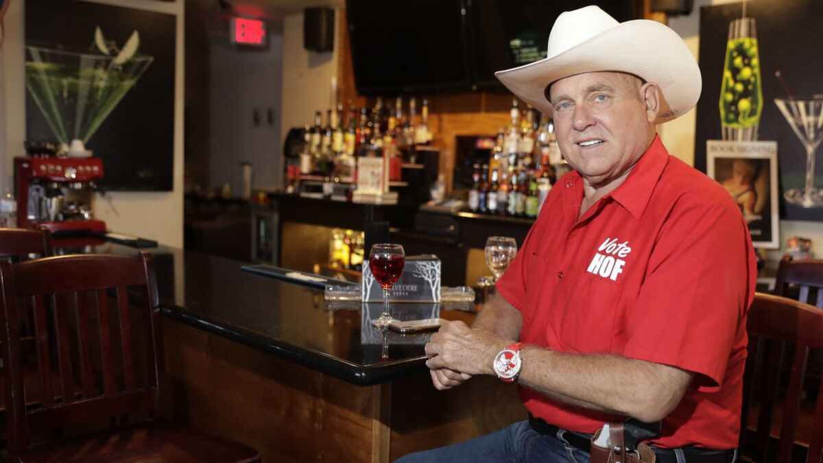 Dennis Hof, who is running for the state Assembly, owns brothels in Lyon and Nye counties. “The fact that he is seeking office "just puts a face to the problem” of legalized prostitution, a supporter of the ballot measures said.