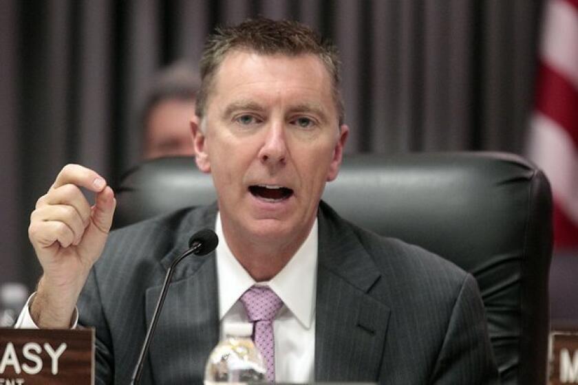 L.A. schools Supt. John Deasy is the subject of an "evaluation" about to be released by the teachers union.