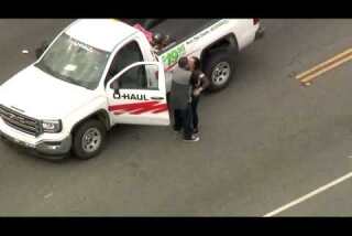 Police pursuit of stolen U-haul ends in Montebello standoff