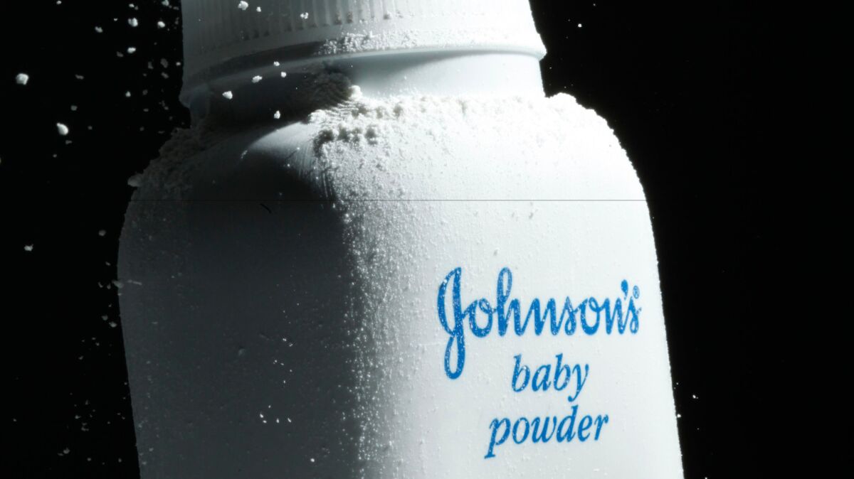 CVS Health Corp. is pulling some bottles of Johnson & Johnson’s baby powder off pharmacy shelves.