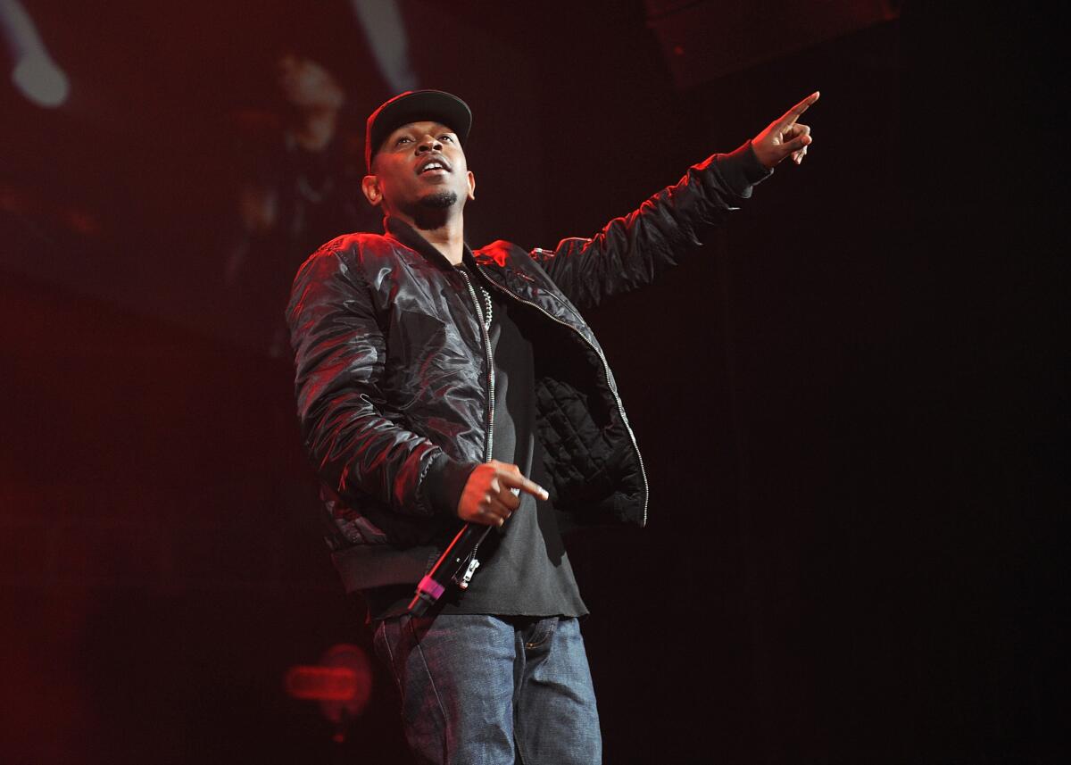 Hip-hop artist Kendrick Lamar performing at the Power 105.1's Powerhouse Concert in New York in November.