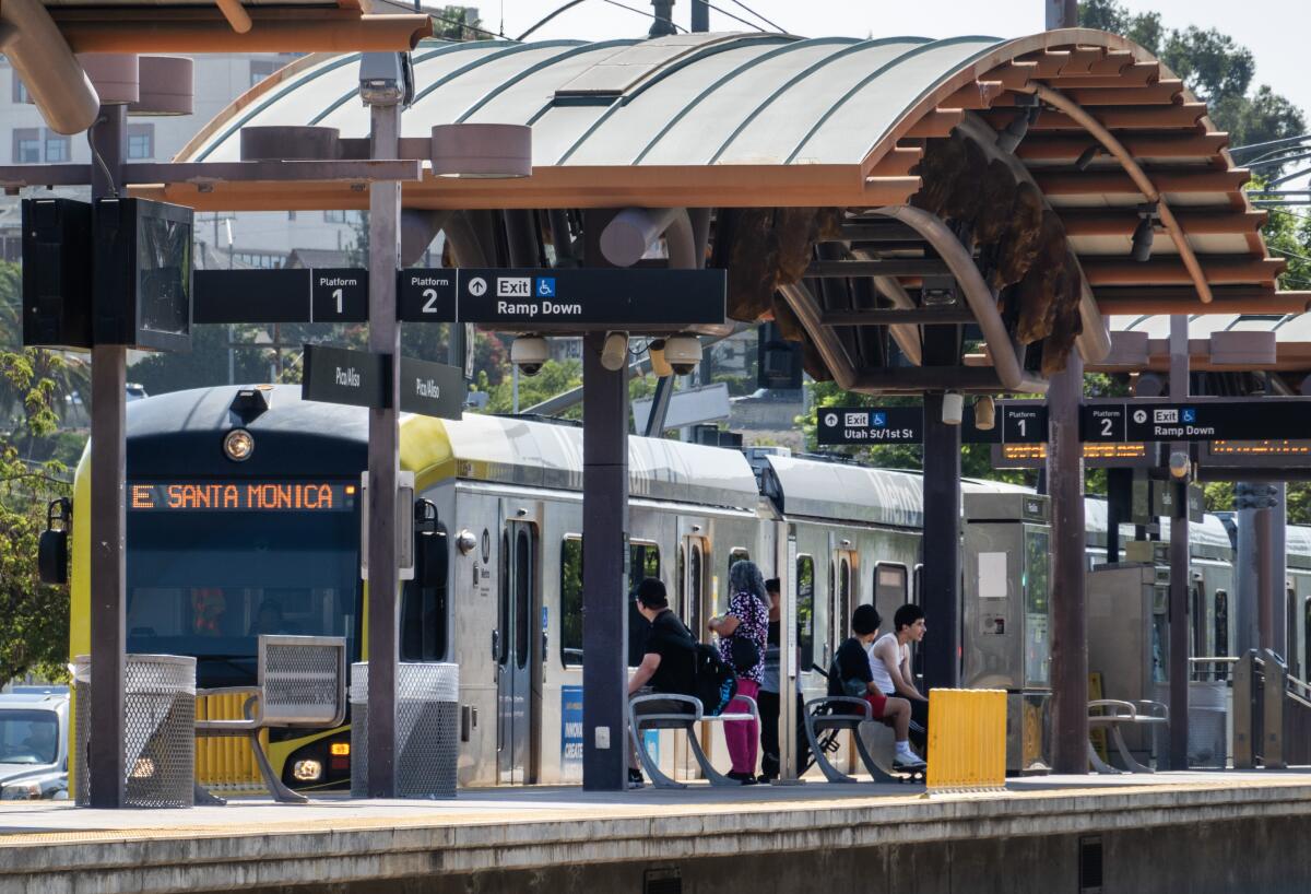 A Metro stop.