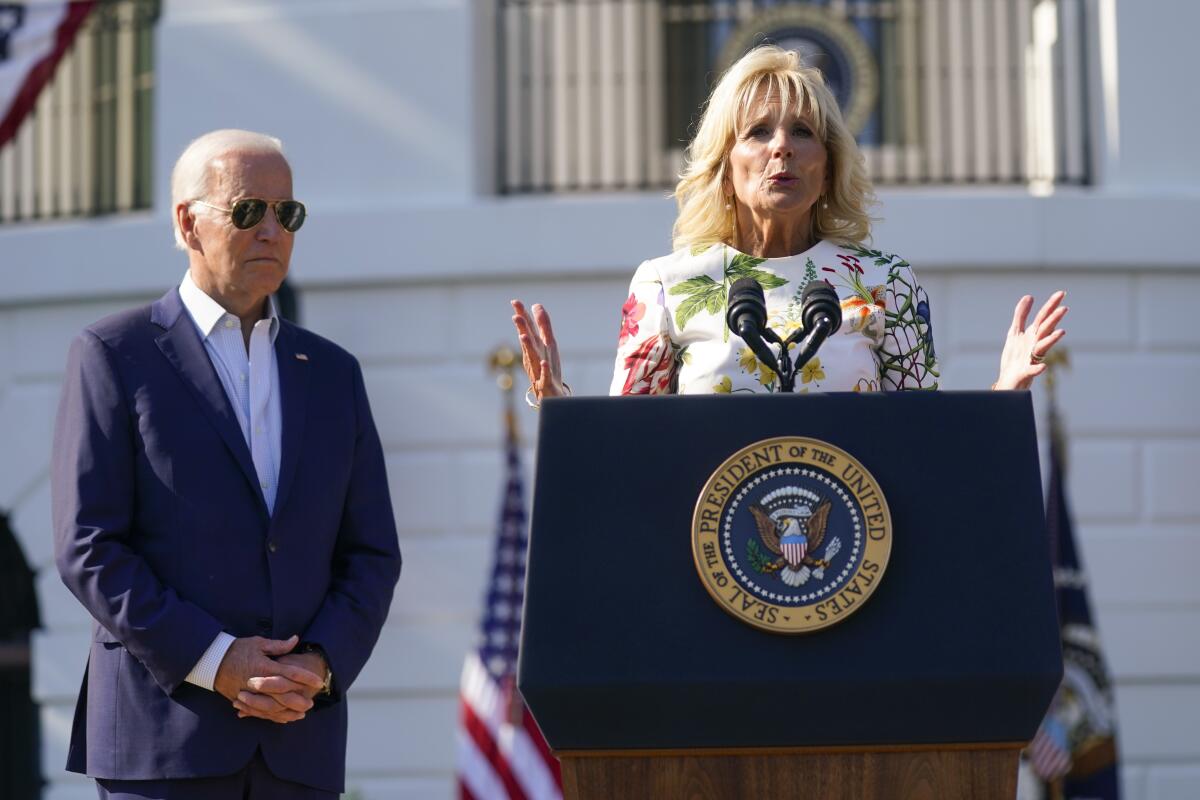 La primera dama de Estados Unidos, Jill Biden