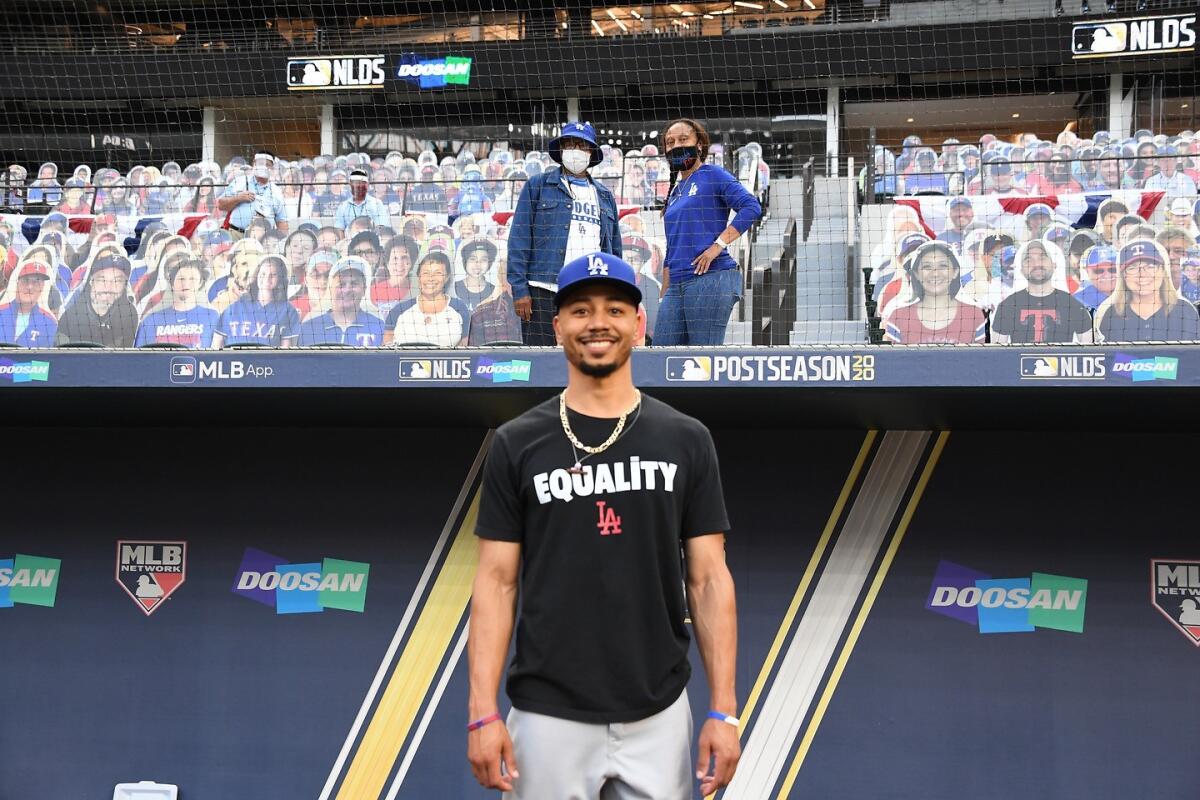Mookie Betts' Nashville upbringing steadied by both parents - Los