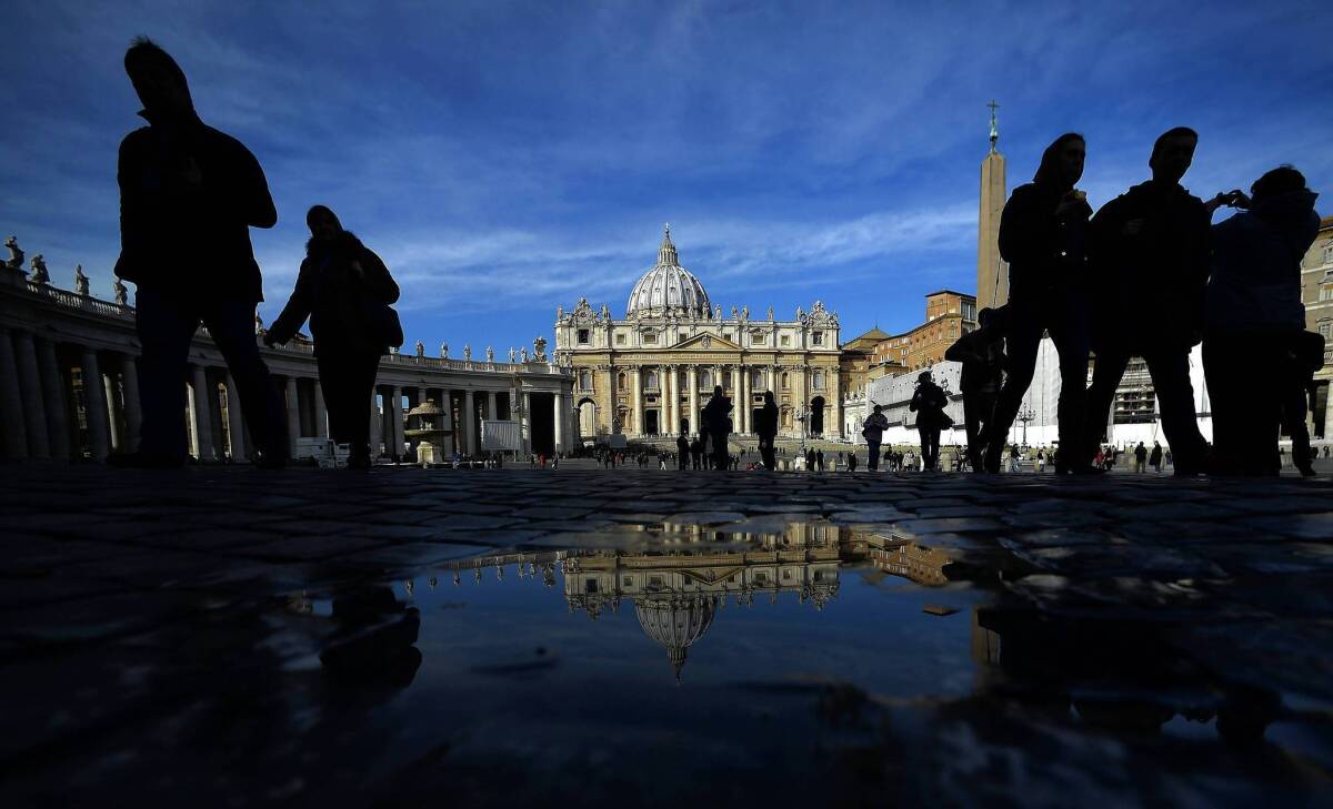 St. Peter's Square at the Vatican. The Roman Catholic Church has entered uncharted waters with Pope Benedict XVI's announcement that he will resign at the end of February. For one thing, he'll be living just steps away from the new pope.