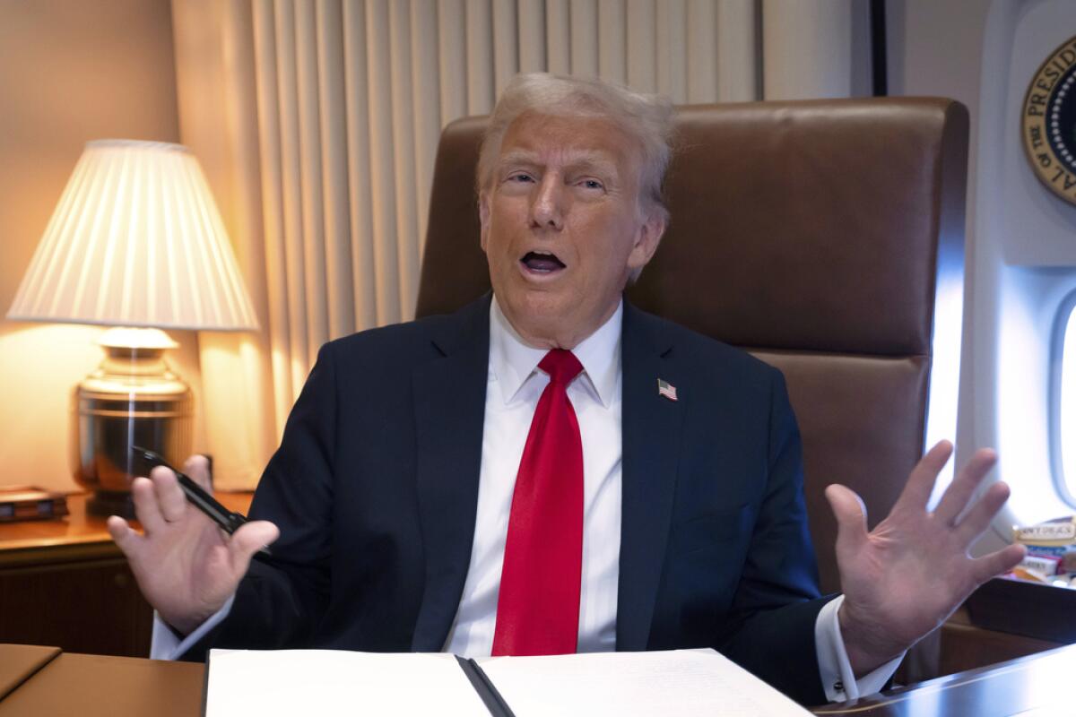 ARCHIVO - El presidente Donald Trump