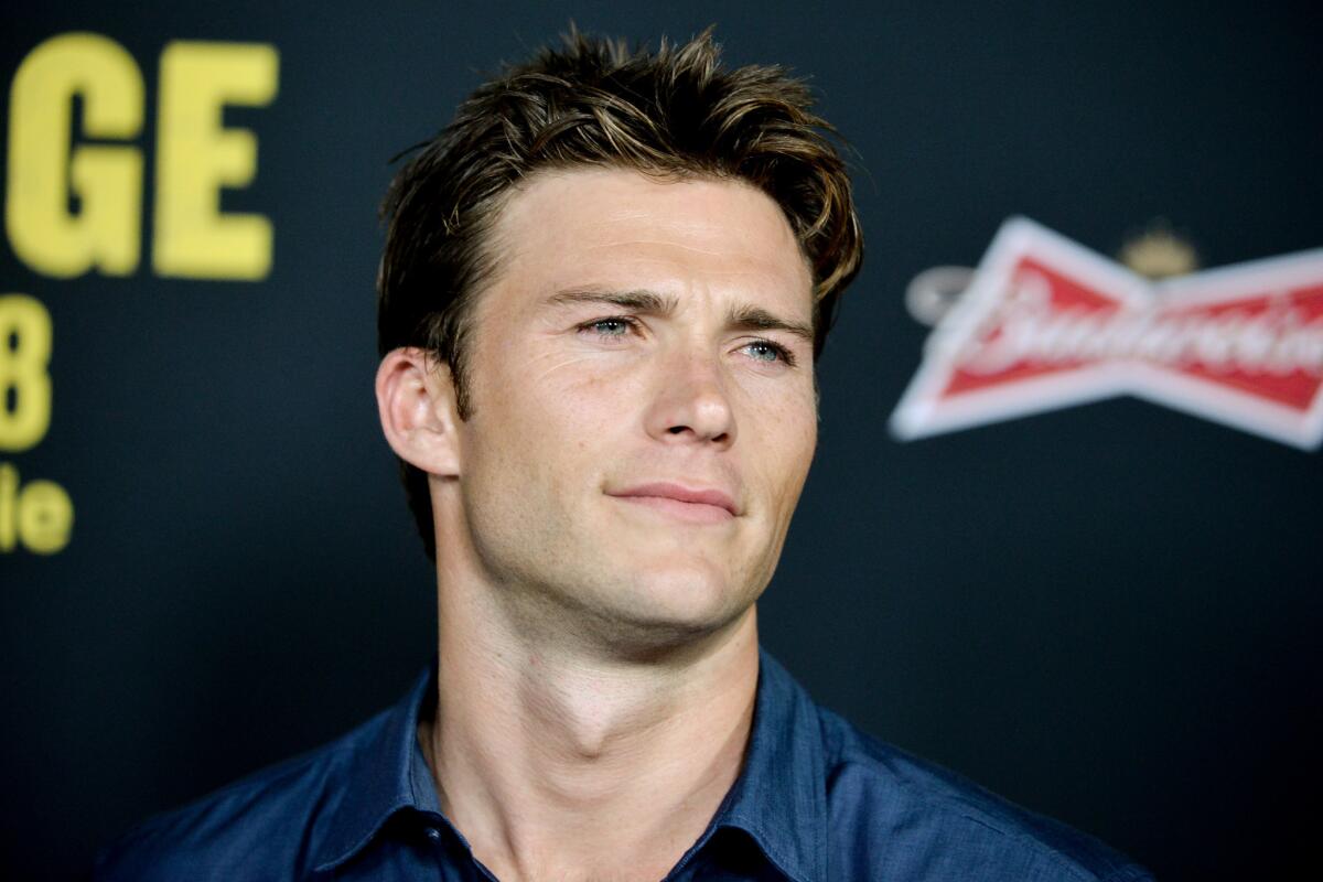 Scott Eastwood at the Los Angeles premiere of "Sabotage."