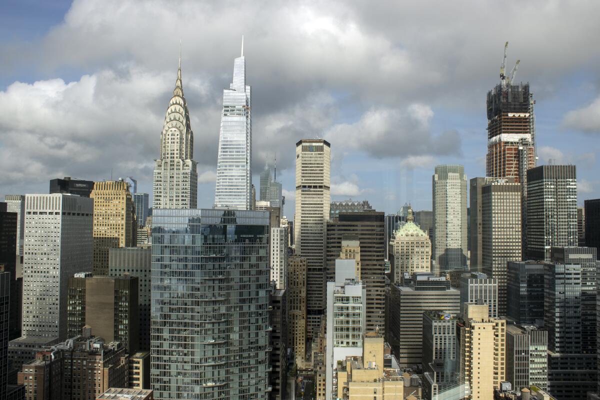 Panorama de Manhattan, en la ciudad de Nueva York, en una foto tomada el 22 de septiembre de 2023.