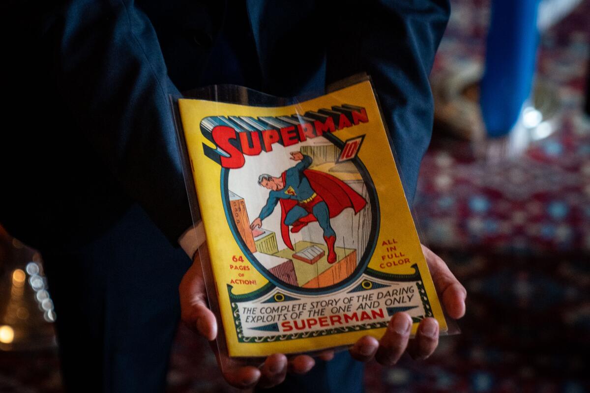 Superman' comic found in attic sells for $9.12 million at auction
