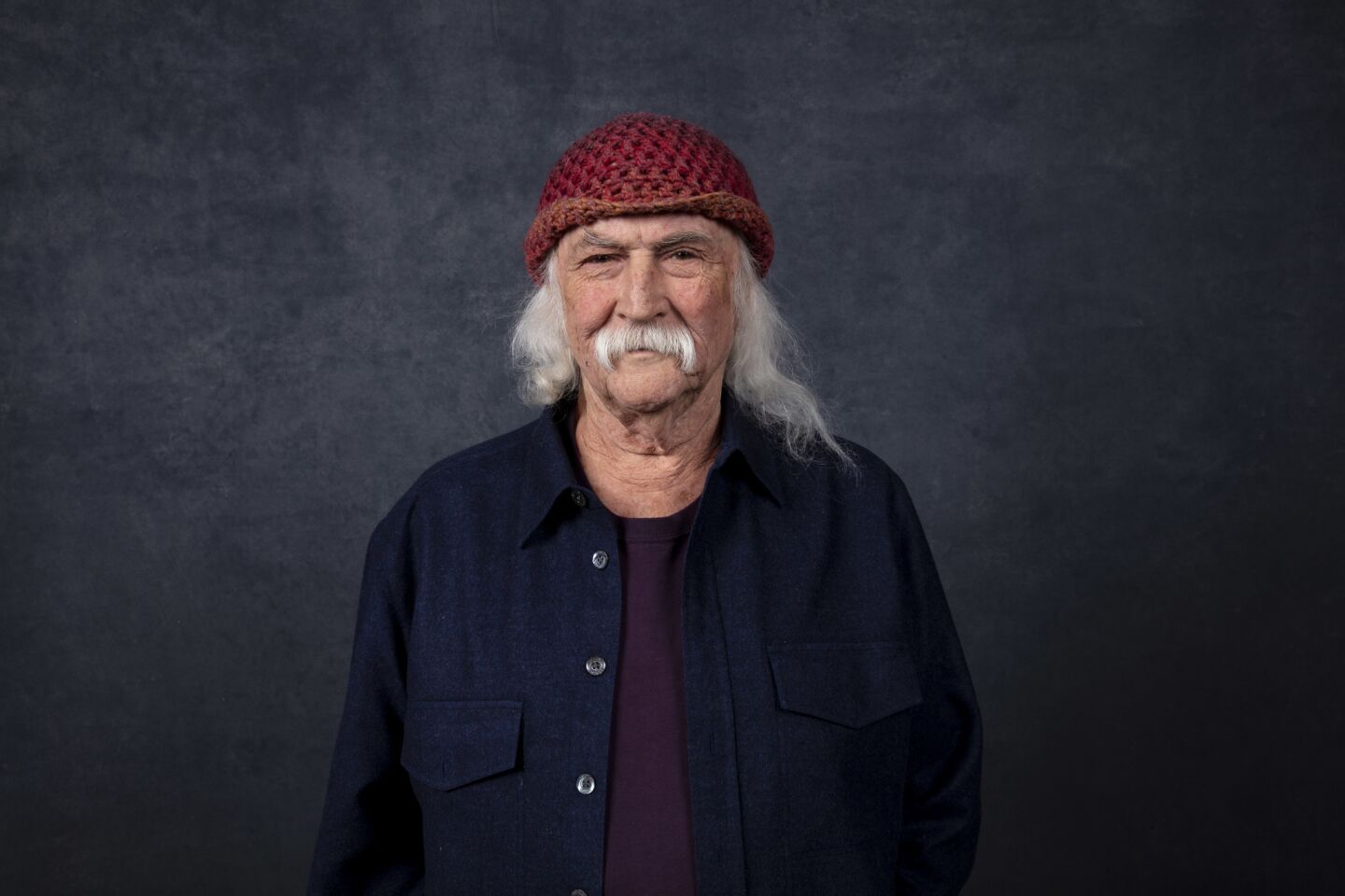 Subject David Crosby, from the documentary "David Crosby: Remember My Name," photographed at the 2019 Sundance Film Festival in Park City, Utah, on Friday, Jan. 25.
