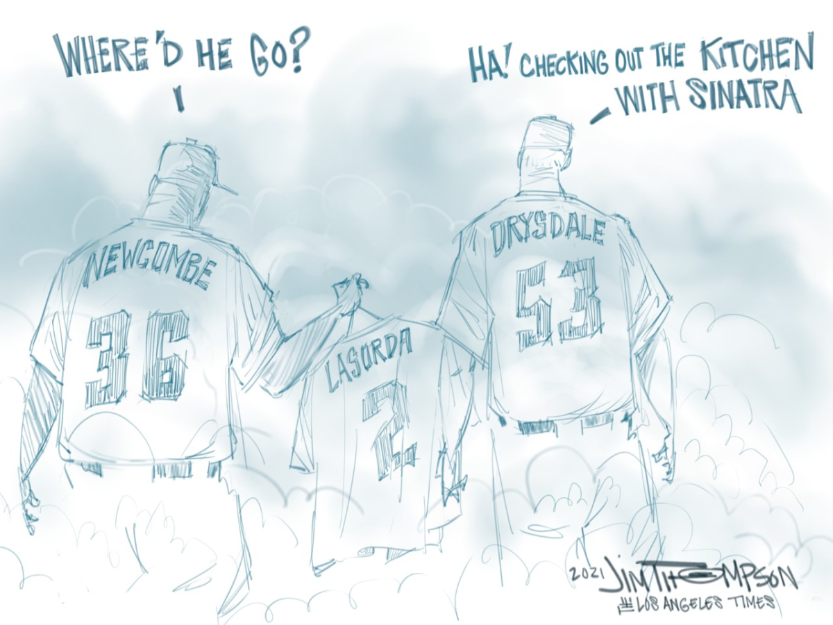 Tommy Lasorda cartoon